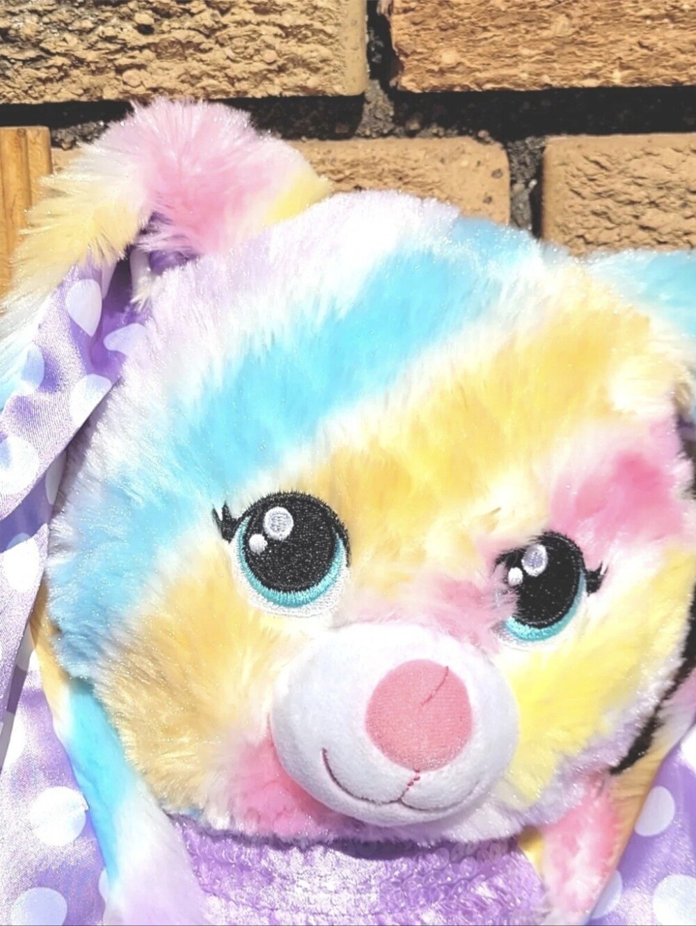 Build A Bear BAB Pastel Striped Polka Dot Rabbit Bunny With Tutu  Plush 2019